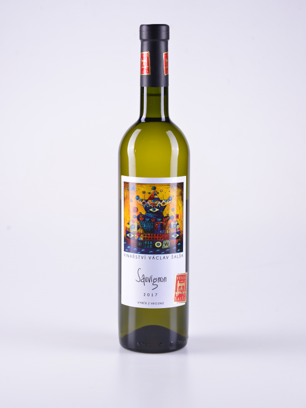 Sauvignon, výběr z hroznů, polosuché, 2017 – Šalša