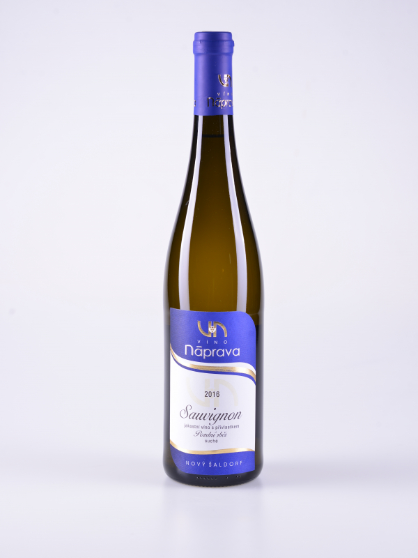 Sauvignon, pozdní sběr, polosuché, 2017 – Náprava