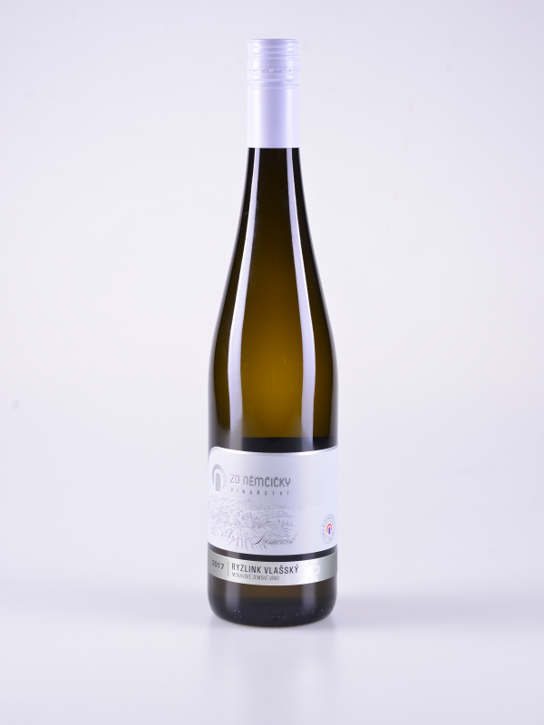 Ryzlink vlašský, zemské, suché, 2017 – Němčičky