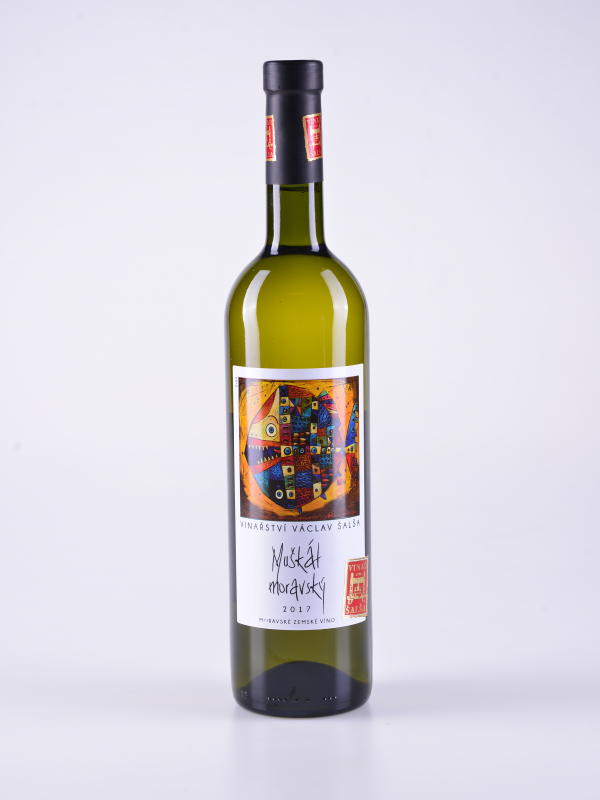 Muškát moravský, zemské, polosuché, 2017 – Šalša