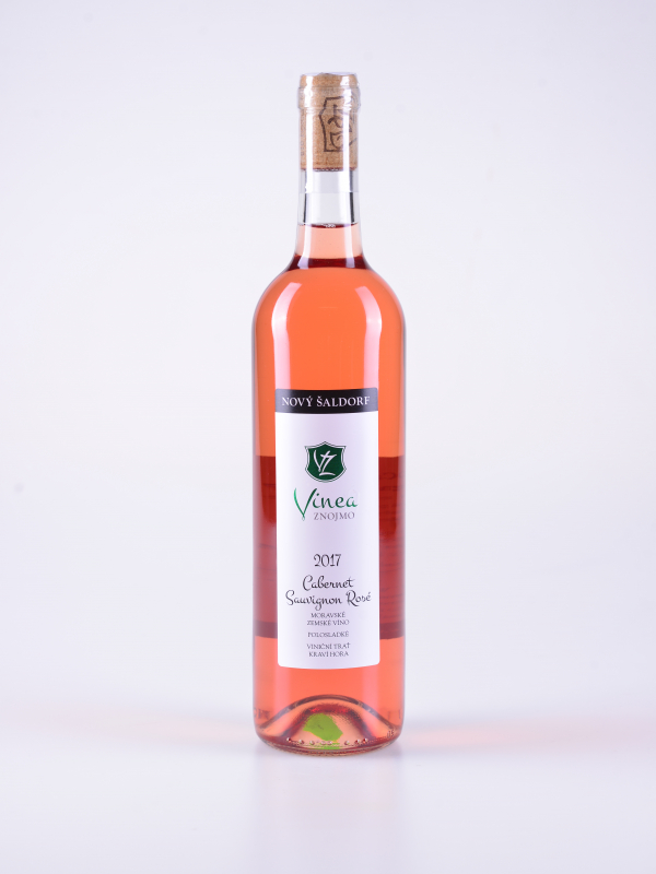Rosé Cabernet Sauvignon, zemské, polosladké, 2017 – Vinea