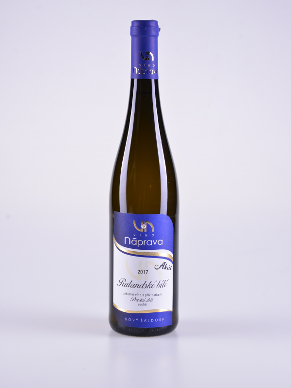 Rulandské bílé, pozdní sběr, suché, 2017 – Náprava