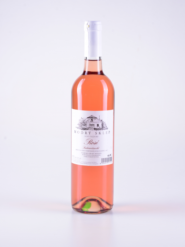 Rosé Svatovavřinecké, jakostní, polosladké, 2017 – Modrý sklep