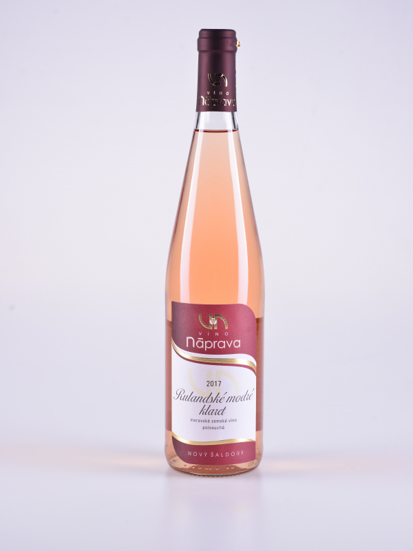Klaret Rulandské modré, zemské, polosuché, 2017 – Náprava