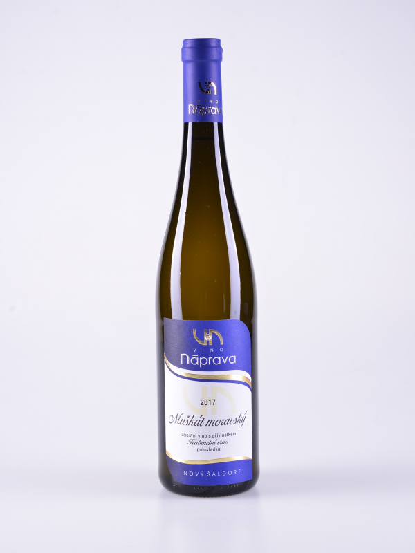 Muškát moravský, kabinetní, polosladké, 2017 – Náprava