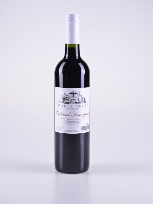 Cabernet Sauvignon, jakostní, suché, 2017 – Modrý sklep