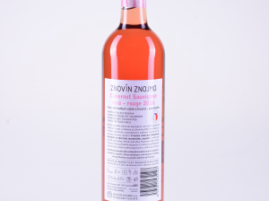 Rosé Cabernet Sauvignon, výběr z hroznů, polosladké, 2016 – Znovín