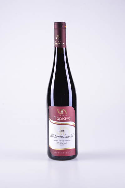Rulandské modré, pozdní sběr, suché, 2015 – Náprava
