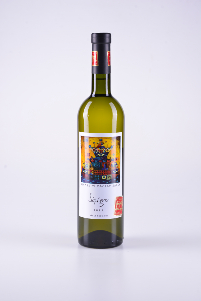 Sauvignon, výběr z hroznů, polosuché, 2017 – Šalša