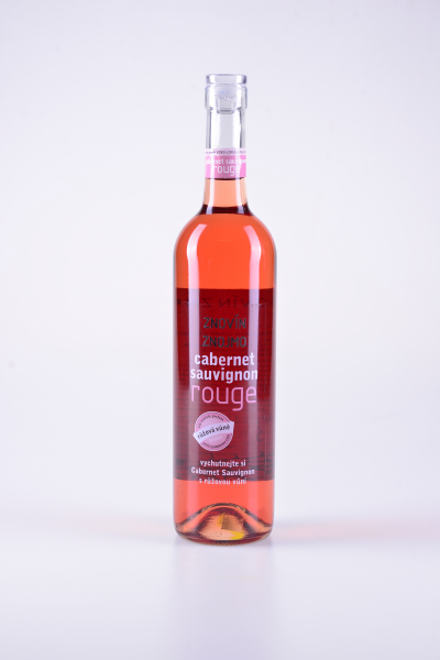 Rosé Cabernet Sauvignon, výběr z hroznů, polosladké, 2016 – Znovín