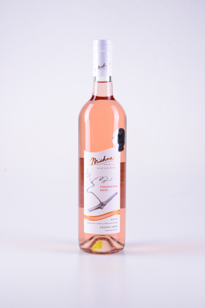 Rosé Frankovka, pozdní sběr, polosladké, 2017 – Michna