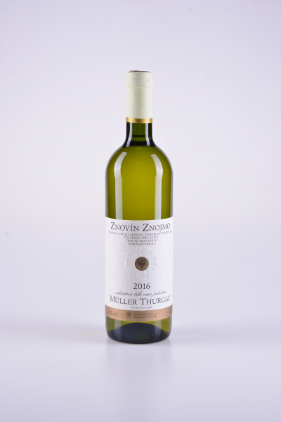 Müller Thurgau, jakostní, polosuché, 2016 – Znovín