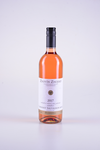 Rosé Cabernet Sauvignon, jakostní, polosuché, 2017 – Znovín