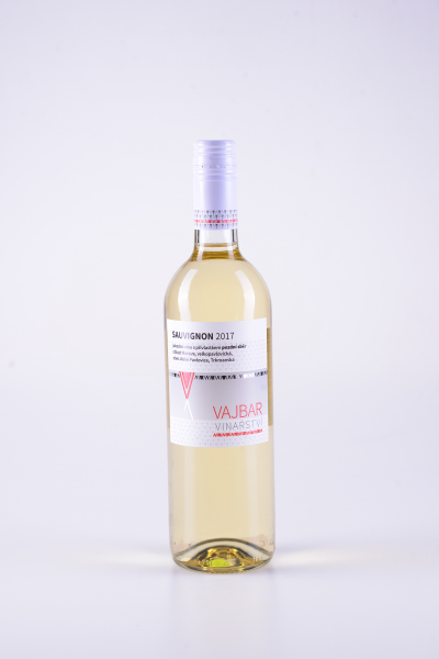 Sauvignon, pozdní sběr, suché, 2017 – Vajbar